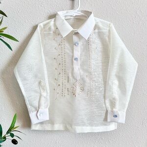 Elegant White Kids Shirt